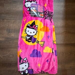 Hello Kitty Witch Throw Blanket